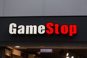 GameStop storefront sign